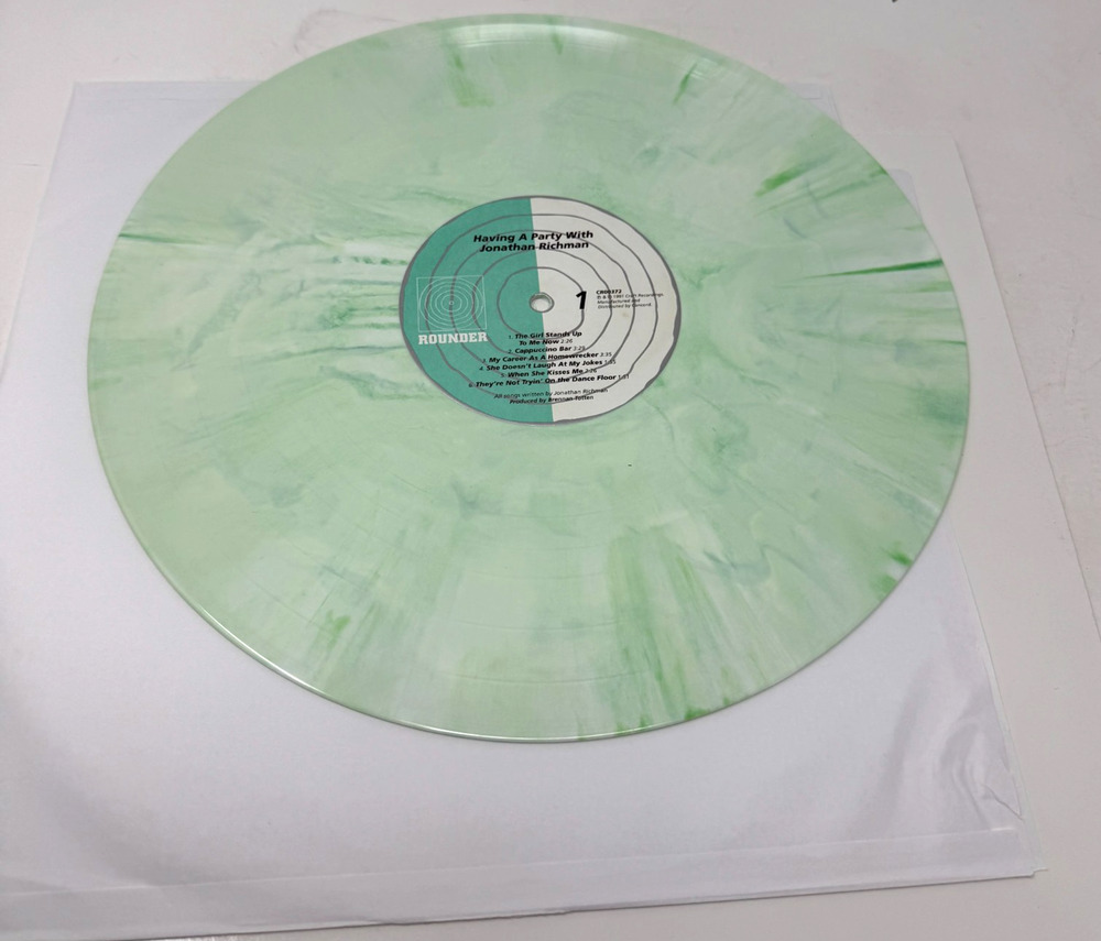 Having A Party With Jonathan Richman, Limited Edition RSD Exclusive Vinyl Color